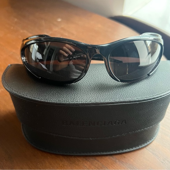 Balenciaga Reverse Xpander Rectangle Sunglasses - Picture 2 of 11
